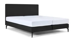 Best Maxi Boxspring Cisano met Silver Pocket Deluxe Foam matras dark grey