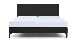 Best Maxi Boxspring Cisano met Silver Pocket Deluxe Foam matras dark grey