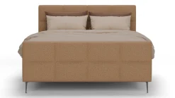 Outlet B Bright Boxspring Crystal - Soft touch mocha mousse