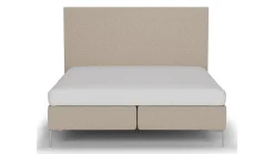 New B Bright Boxspring Emerald met Silver Pocket Deluxe Foam matras beige