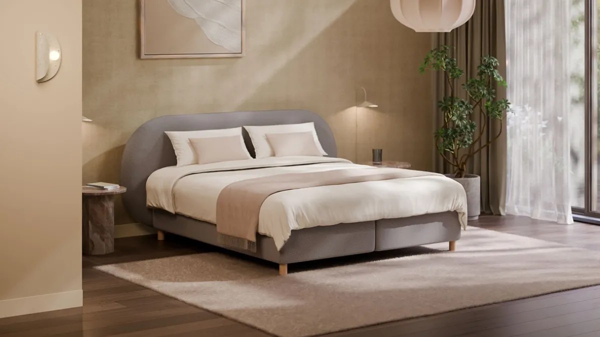 Sale Karlsson Boxspring Flow - Warm wool grey