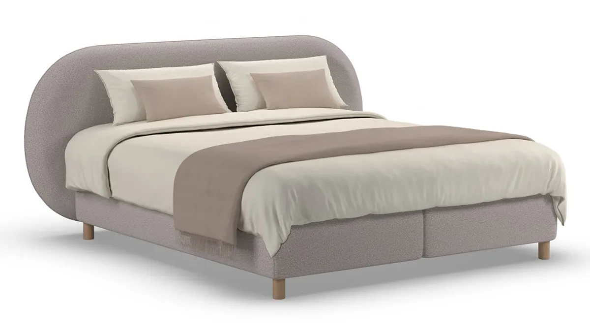 Sale Karlsson Boxspring Flow - Warm wool grey