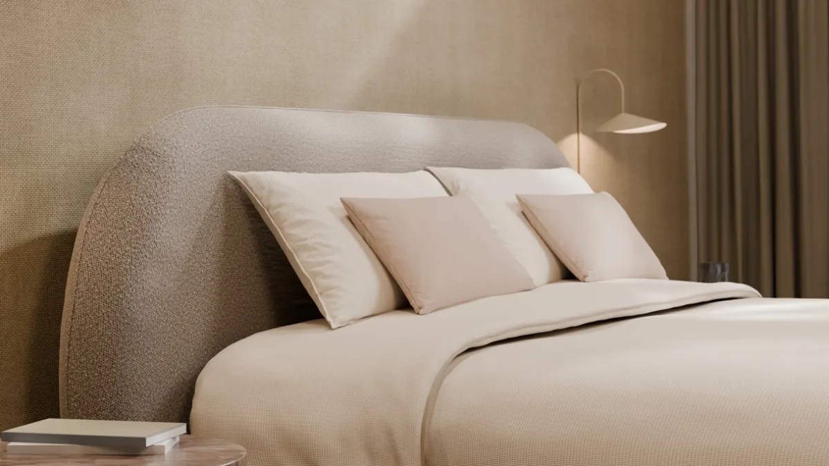 Sale Karlsson Boxspring Flow met Kårlsson Excellence matras - Wool look natural