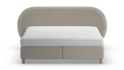 Sale Karlsson Boxspring Flow met Kårlsson Excellence matras - Wool look natural