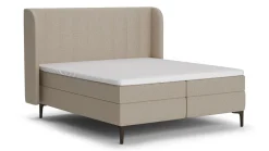 Discount B Bright Boxspring Ivory - Linen touch beige