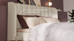 Outlet B Bright Boxspring Ivory - Pure touch natural