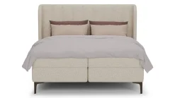 Discount B Bright Boxspring Ivory - Soft teddy off white