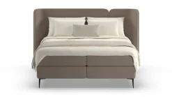 New Karlsson Boxspring Mesa - Soft suede liver