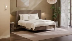 Sale Karlsson Boxspring Mesa met Kårlsson Excellence matras - Soft suede liver