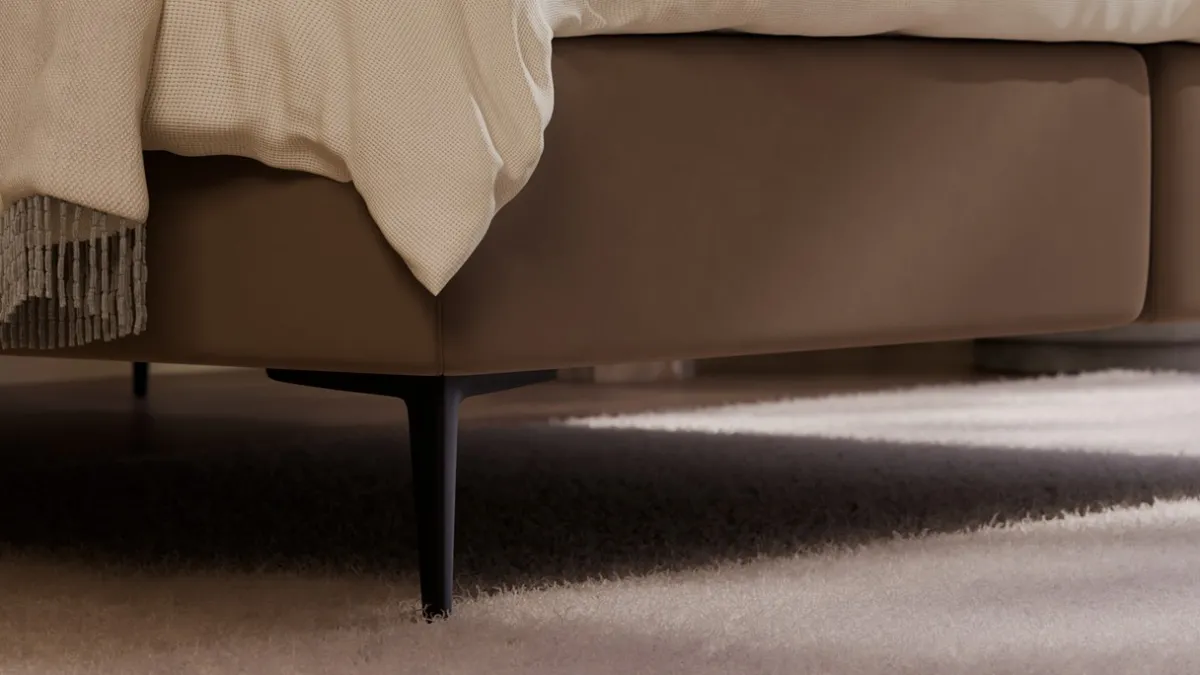 Sale Karlsson Boxspring Mesa met Kårlsson Excellence matras - Soft suede liver