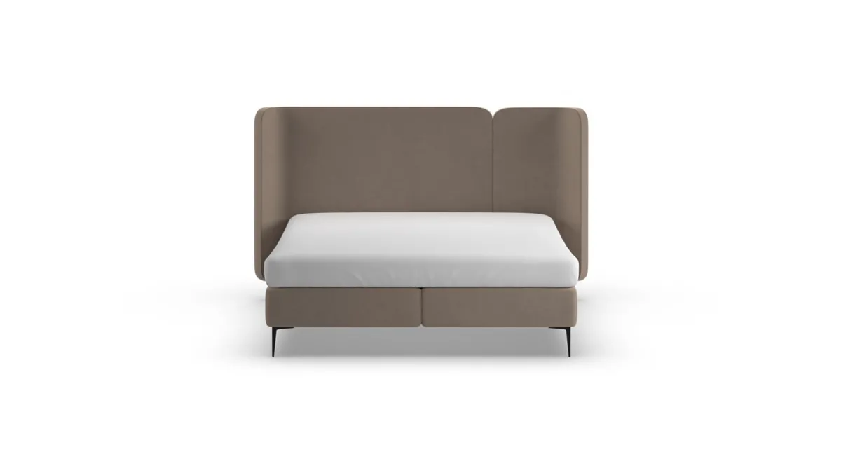 Sale Karlsson Boxspring Mesa met Kårlsson Excellence matras - Soft suede liver