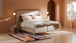 Online B Bright Boxspring Quartz - Linen touch beige
