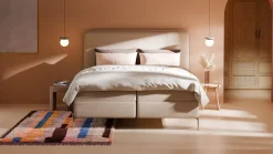 Online B Bright Boxspring Quartz - Linen touch beige