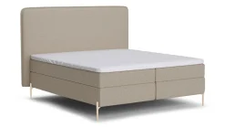Online B Bright Boxspring Quartz - Linen touch beige