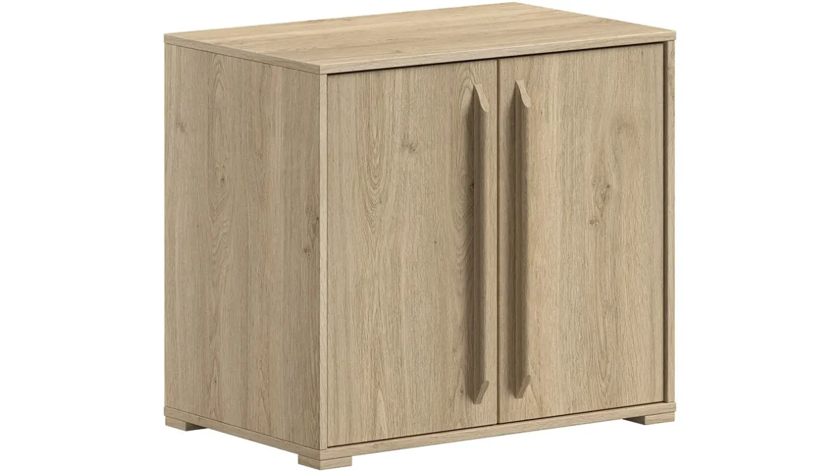 Discount Vipack Commode 2 deuren voor halfhoogslaper Sam eik