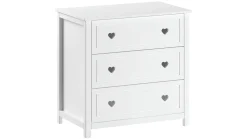 Best Vipack Commode Amori met 3 laden wit
