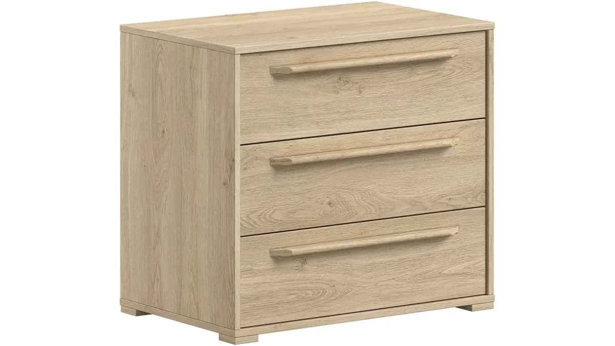 Vipack Commode Sam met 3 laden eik