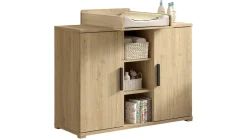 Hot Vipack Commode Sam met opzetstuk eik
