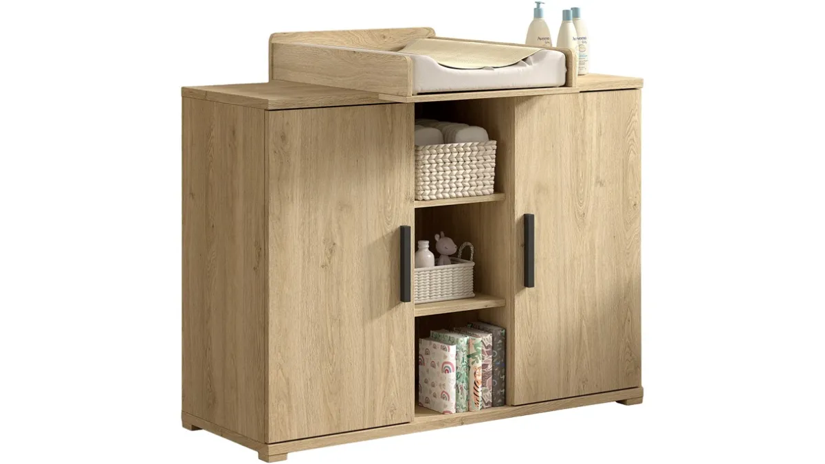 Hot Vipack Commode Sam met opzetstuk eik
