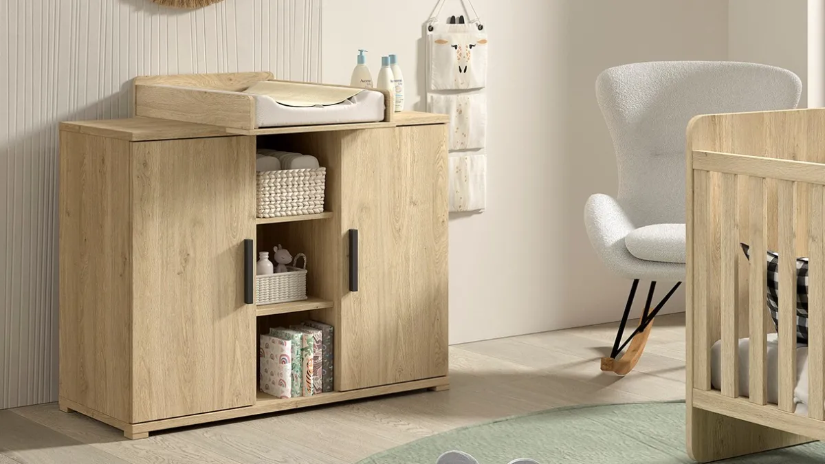 Hot Vipack Commode Sam met opzetstuk eik