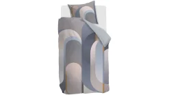 Clearance Beddinghouse Dekbedovertrek Archi blue grey
