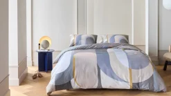 Clearance Beddinghouse Dekbedovertrek Archi blue grey