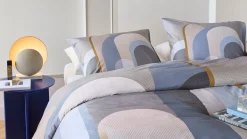 Clearance Beddinghouse Dekbedovertrek Archi blue grey