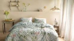 Clearance Ariadne at Home Dekbedovertrek Corsage green