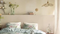 Clearance Ariadne at Home Dekbedovertrek Corsage green