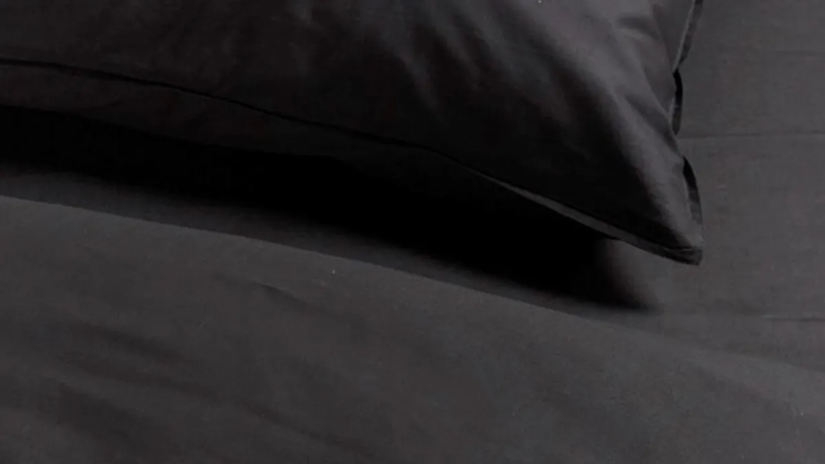 Hot Ambiante Dekbedovertrek Cotton Uni Antraciet anthracite