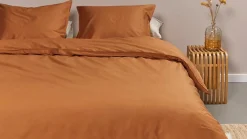 Clearance Ambiante Dekbedovertrek Cotton Uni orange