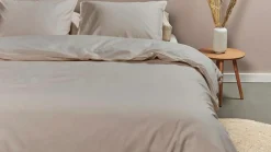 Outlet Ambiante Dekbedovertrek Cotton Uni taupe