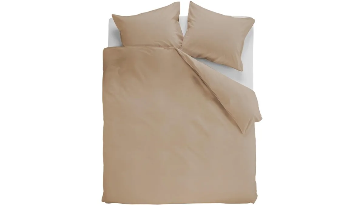 Best Ambiante Dekbedovertrek Cotton Uni khaki