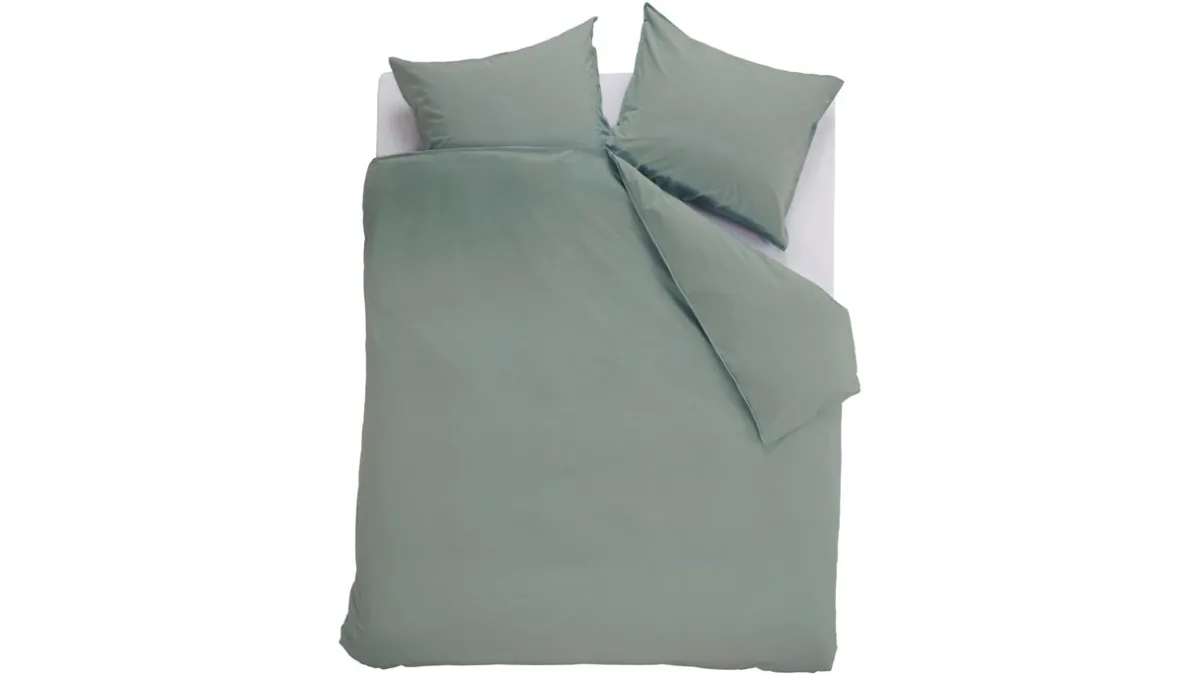 Best Ambiante Dekbedovertrek Cotton Uni green