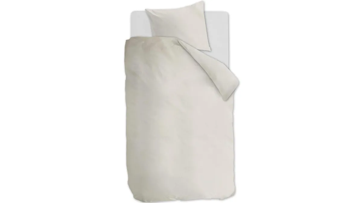 Hot Ambiante Dekbedovertrek Cotton Uni off-white