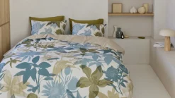 Outlet Beddinghouse Dekbedovertrek Flori blue