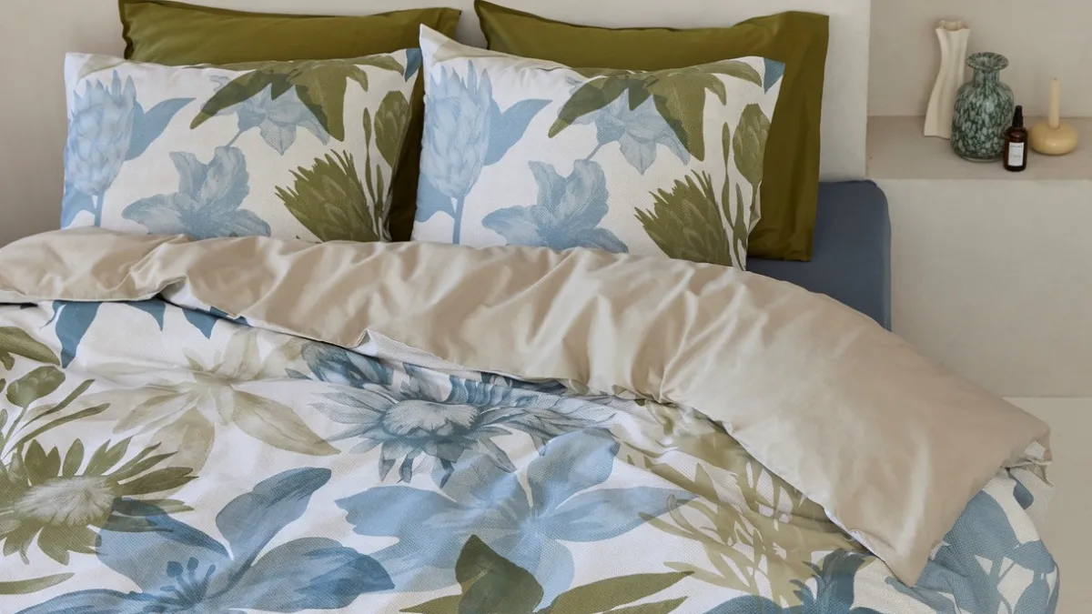 Outlet Beddinghouse Dekbedovertrek Flori blue