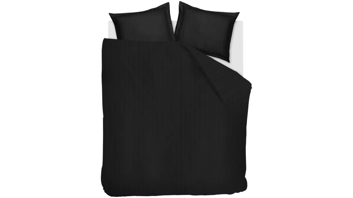 Discount Beddinghouse Dekbedovertrek Shine black
