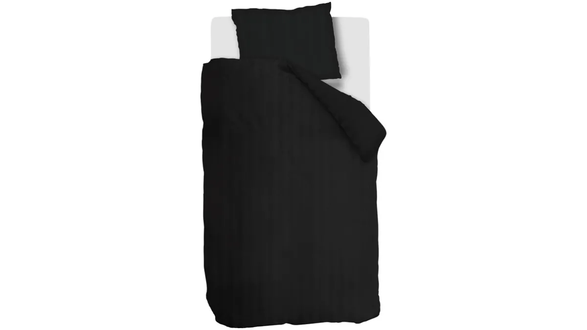 Discount Beddinghouse Dekbedovertrek Shine black