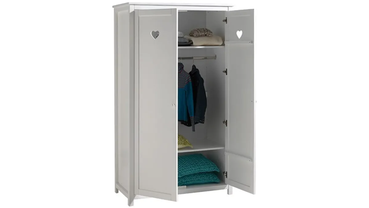 Discount Vipack Draaideurkast Amori 2-deurs wit