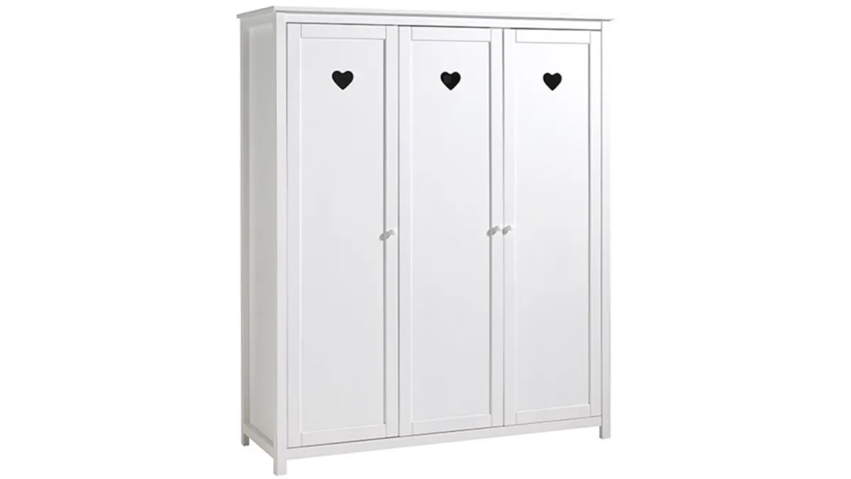 Discount Vipack Draaideurkast Amori 3-deurs wit