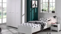 Outlet Vipack Draaideurkast Erik 3-deurs wit