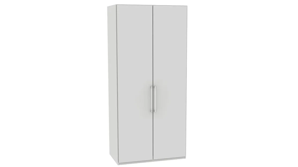 Outlet B Bright Draaideurkast Motion volledig met houten deuren wit