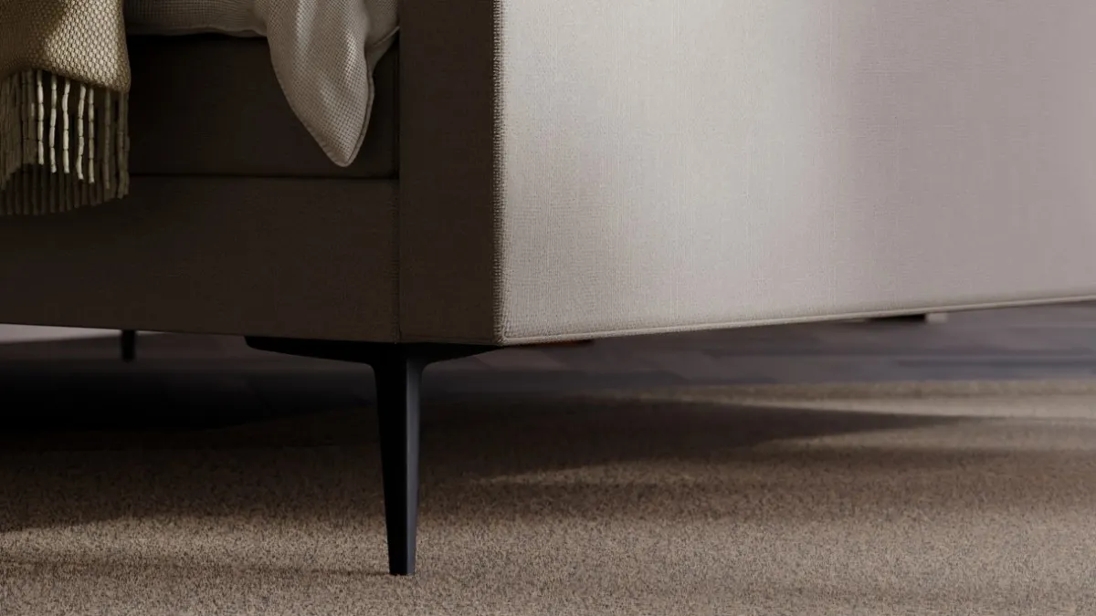 Karlsson Elektrische boxspring Glade - Natural linen beige