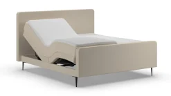 Karlsson Elektrische boxspring Glade - Natural linen beige