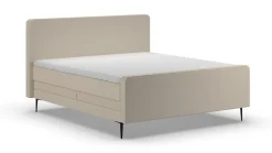 Karlsson Elektrische boxspring Glade - Natural linen beige