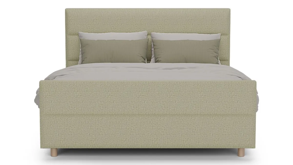 Clearance B Bright Elektrische boxspring Mica - Soft touch pistachio