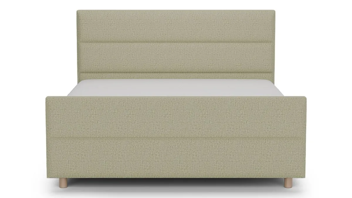 Clearance B Bright Elektrische boxspring Mica - Soft touch pistachio