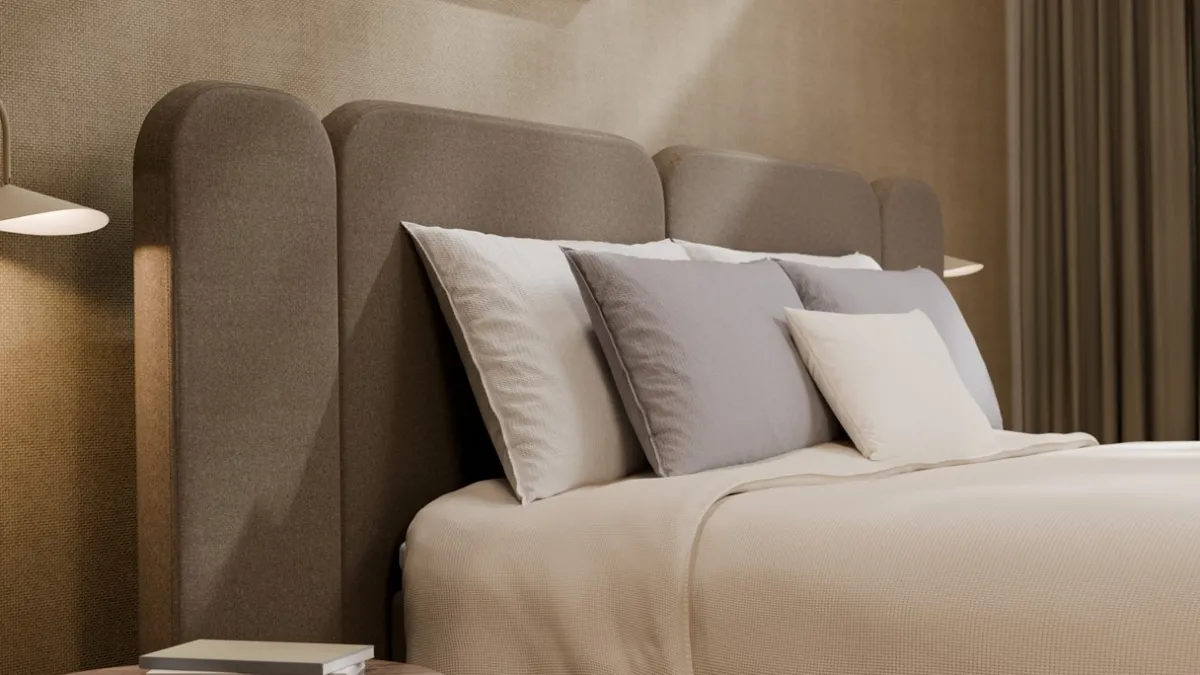 Hot Karlsson Elektrische boxspring Ridge - Warm wool grey