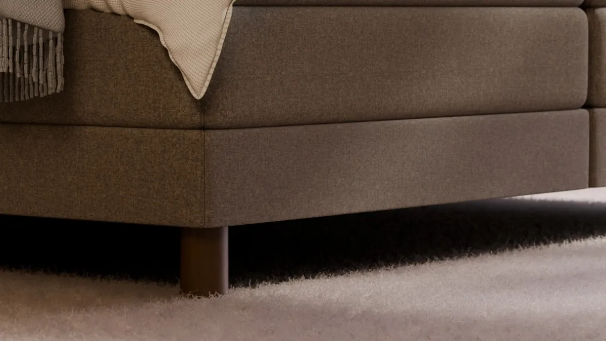 Hot Karlsson Elektrische boxspring Ridge - Warm wool grey